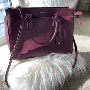 Kate spade maroon crimson hand bag